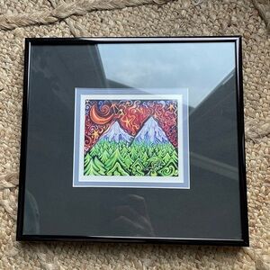 Framed Mountain Art Print
